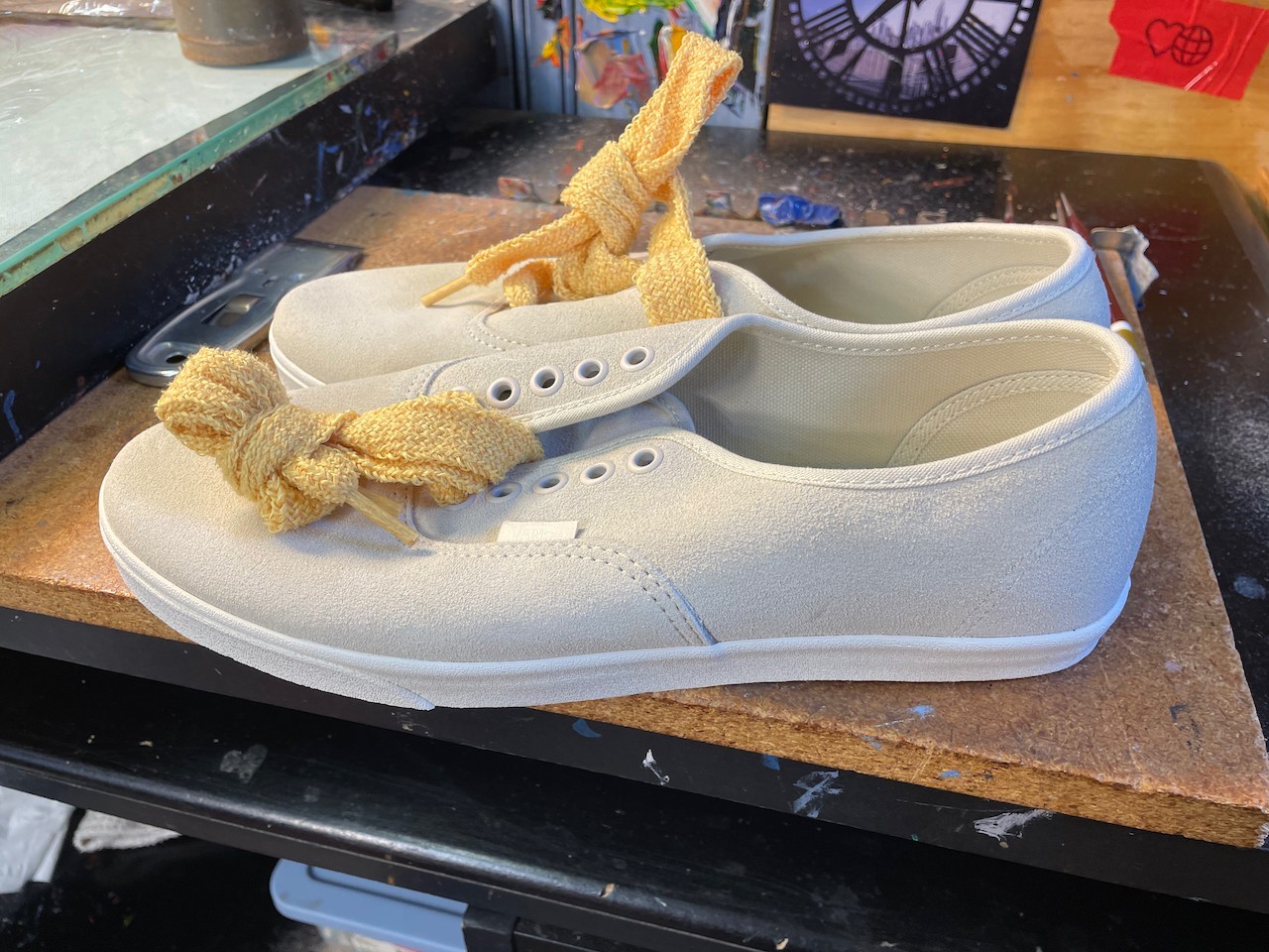 Vans Authentic Lowpro Fat Lace Yarrow Size US 8.5 Men (10 Women) New Rare