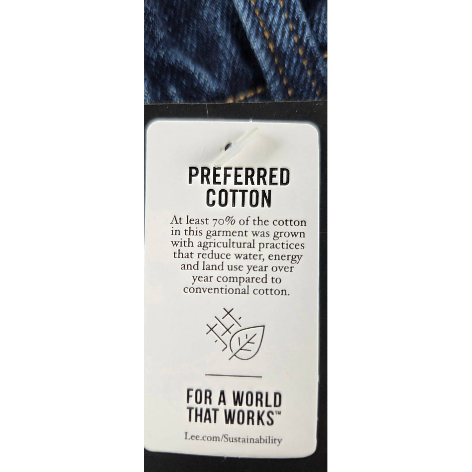 NWT Lee Mens 34×30 Regular Fit Bootcut Jeans Infinite Dark Wash NWT Cotton Blend