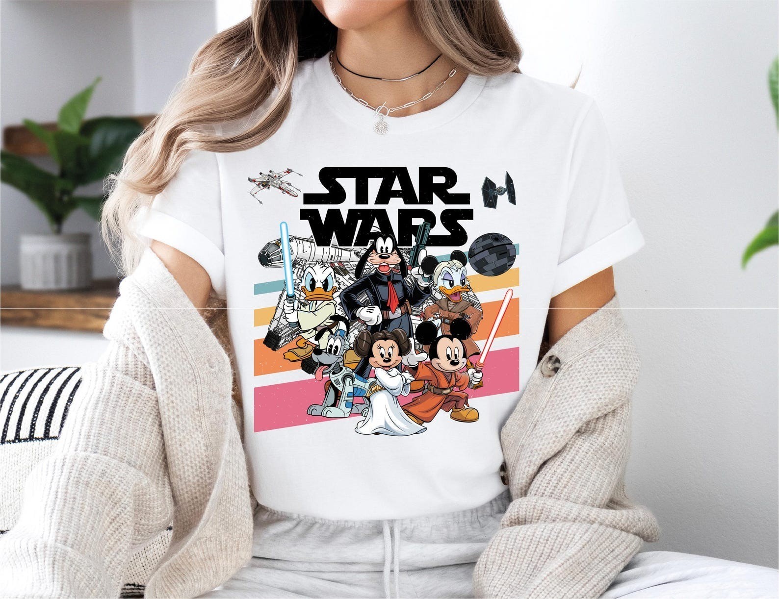 Star Wars Mickey & Friends Shirt Disney Han Solo Goofy Stormtrooper Tee