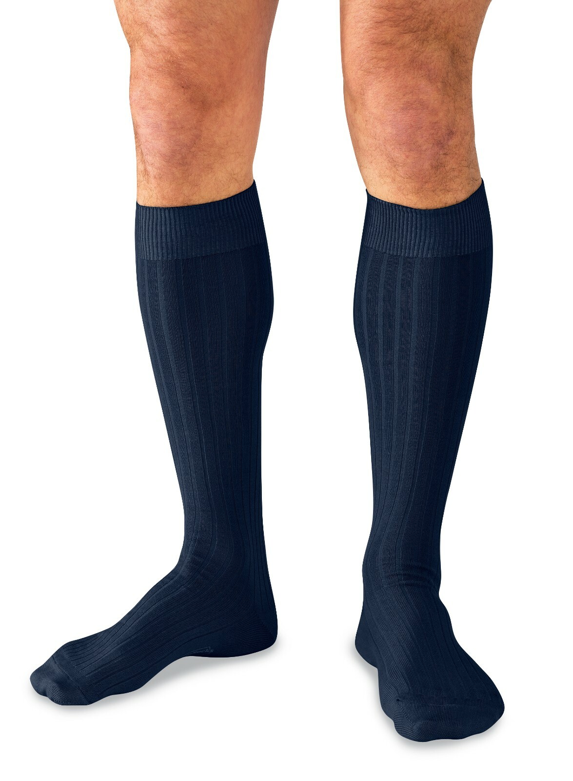 6 Pairs Men’s Dress Socks, Cotton Knee High Over the Calf Luxury Dress Socks