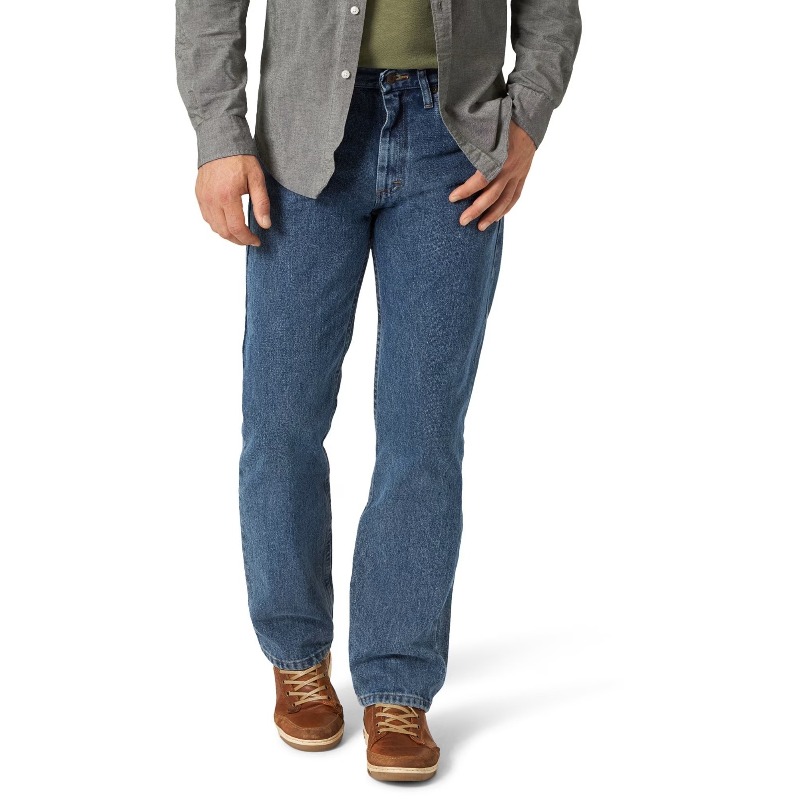 Wrangler Men’s Relaxed Fit Jeans Vintage Wash Denim 100% Cotton Size W29 x L32