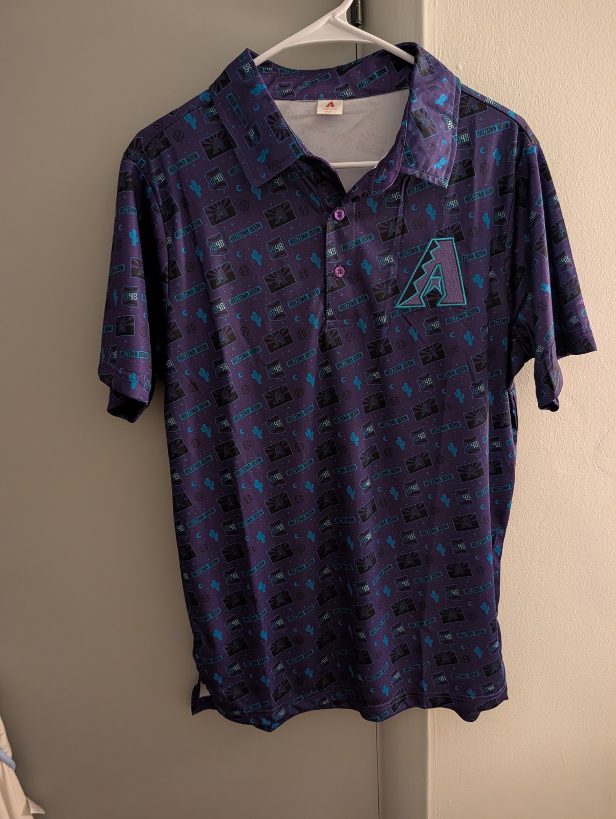 Arizona Diamondbacks Father’s Day Golf Polo – Mens L