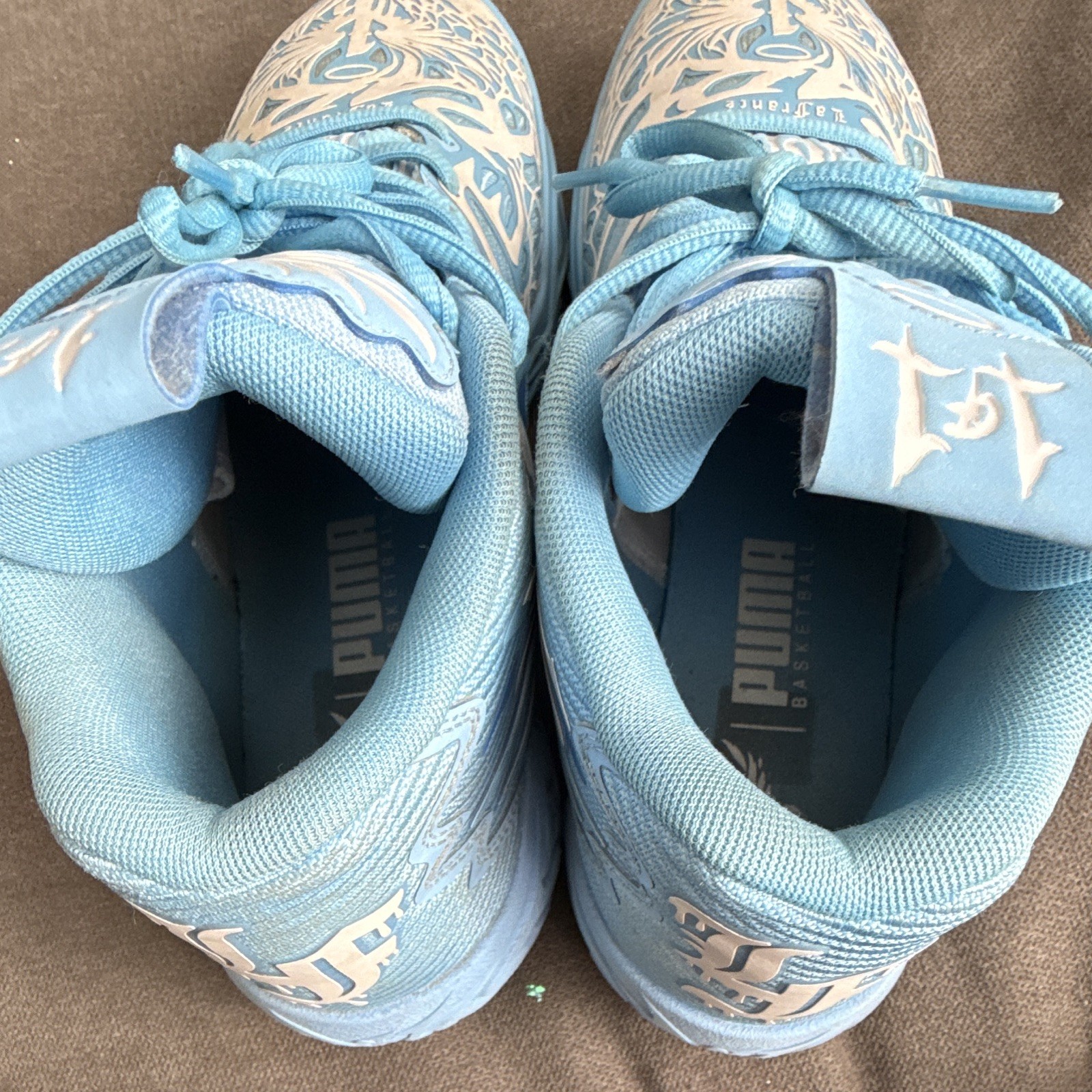 PUMA LaFrancé x MB.04 “1 of 1” Team Light Blue Mesh Lace-Up Sneaker 2024
