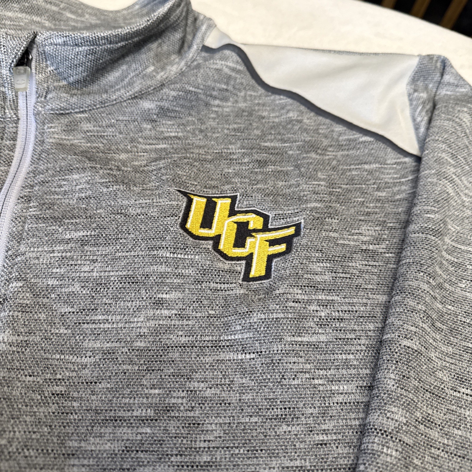CHAMPION UCF Knights Full Zip Embroidered Jacket Gray XXL 2XL