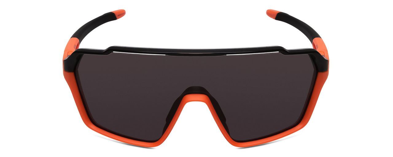 Smith Shift MAG Semi-Rimless Sunglasses Black Cinder Brown Orange/CP&Clear 136mm