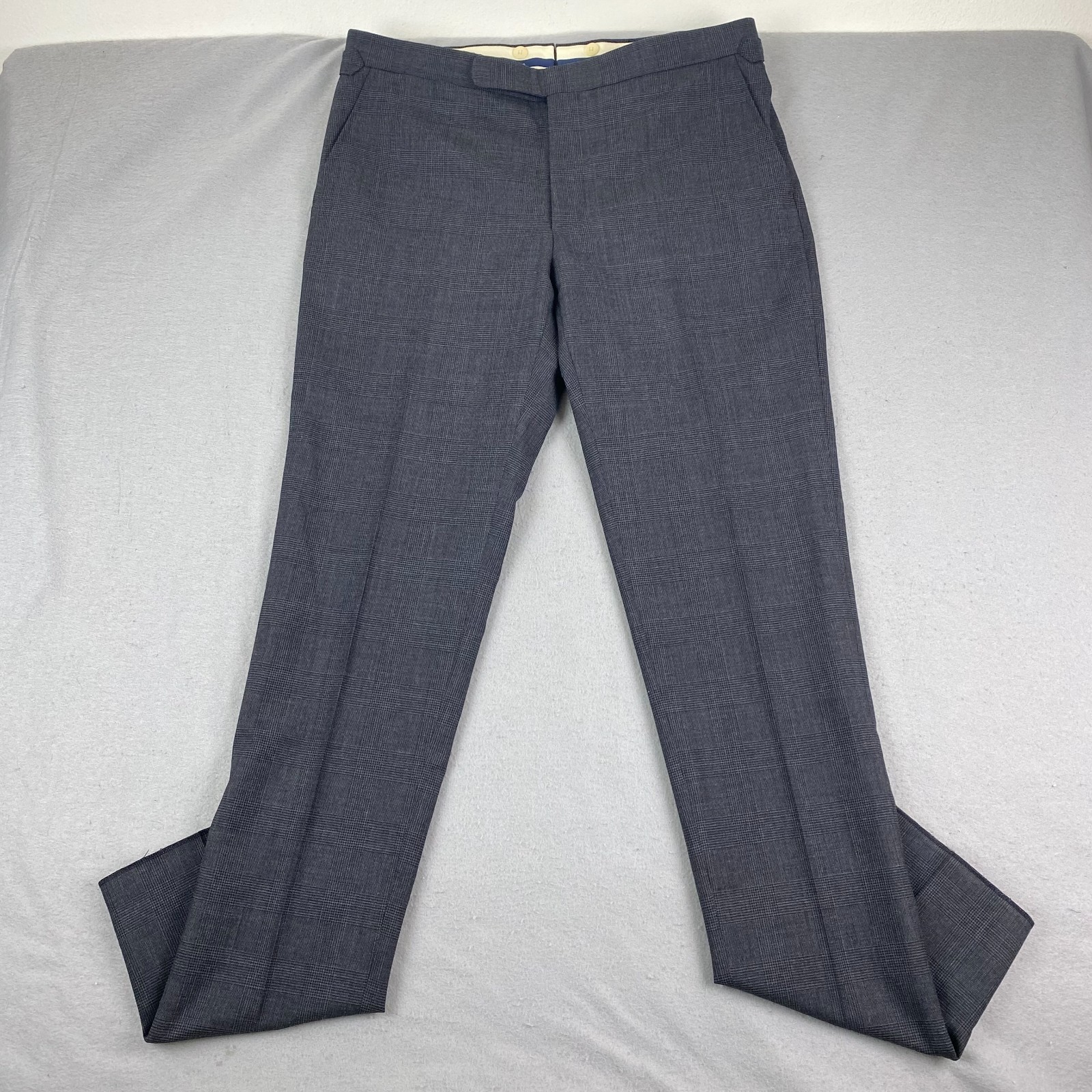 Ralph Lauren Polo Pants Mens 36 Dress Trouser Italy unhemmed side pull