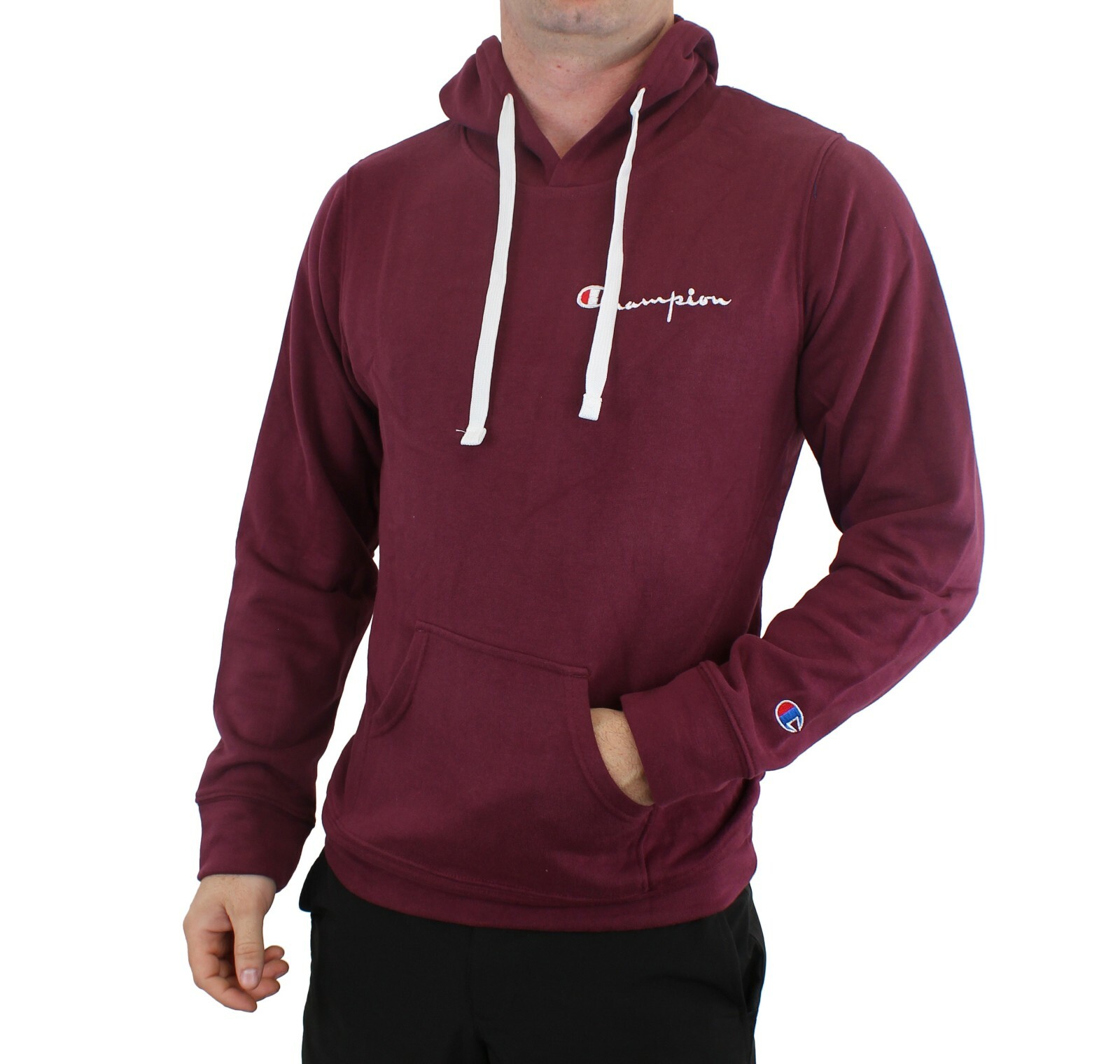 Champion Men’s Lightweight Hoodie French Terry Pullover Shirt Athletic Gym Wear