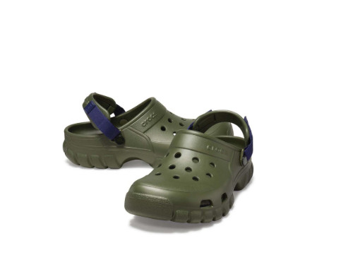 Crocs Men’s Offroad Sport Clogs Slip-on Sandals – US Size 12 | Army Green / Navy