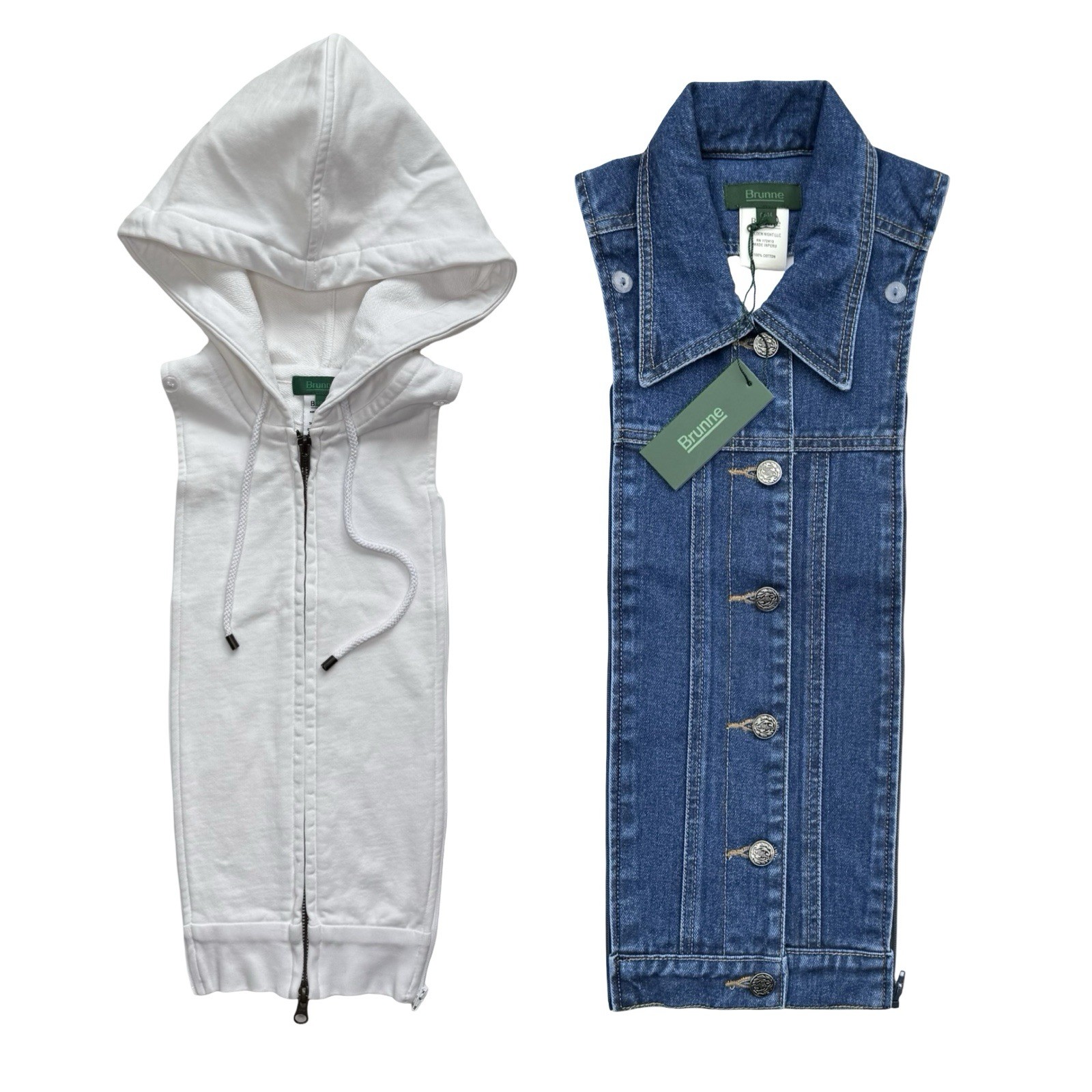 Set Of 2 Brunne Denim DICKEY Insert Compatible with VERONICA BEARD Blazer 00-14
