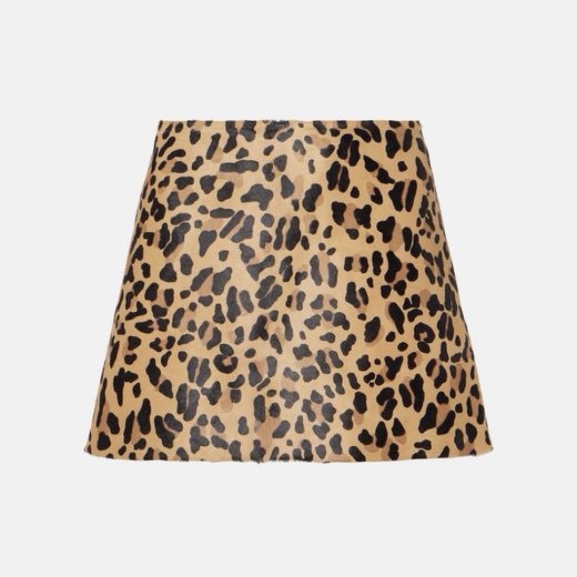 ALAÏA Leopard Print Mini Skirt, FR44, NWT