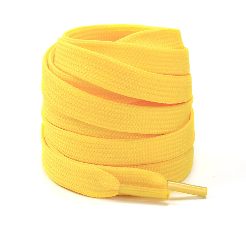 1Pair/3Pair 0.8CM Double Layered Laces for Canvas Sneakers Solid Color Flat Repl
