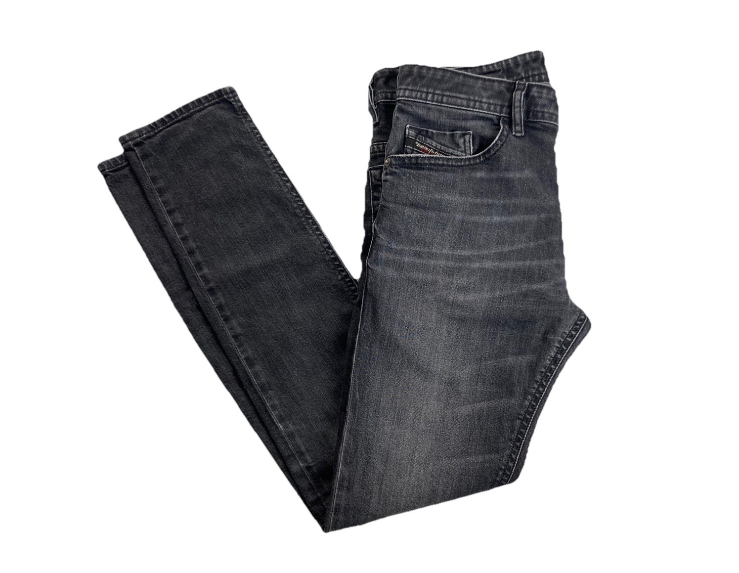 Diesel Thommer SP Jeans W30 L32 Stretch Slim Skinny Denim Wash 0890E Dark Grey