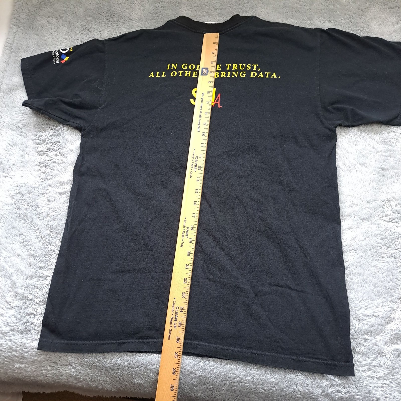 SSIA Rethink Optics Metrology TShirt Black Large Anvil QED Technologies Logo