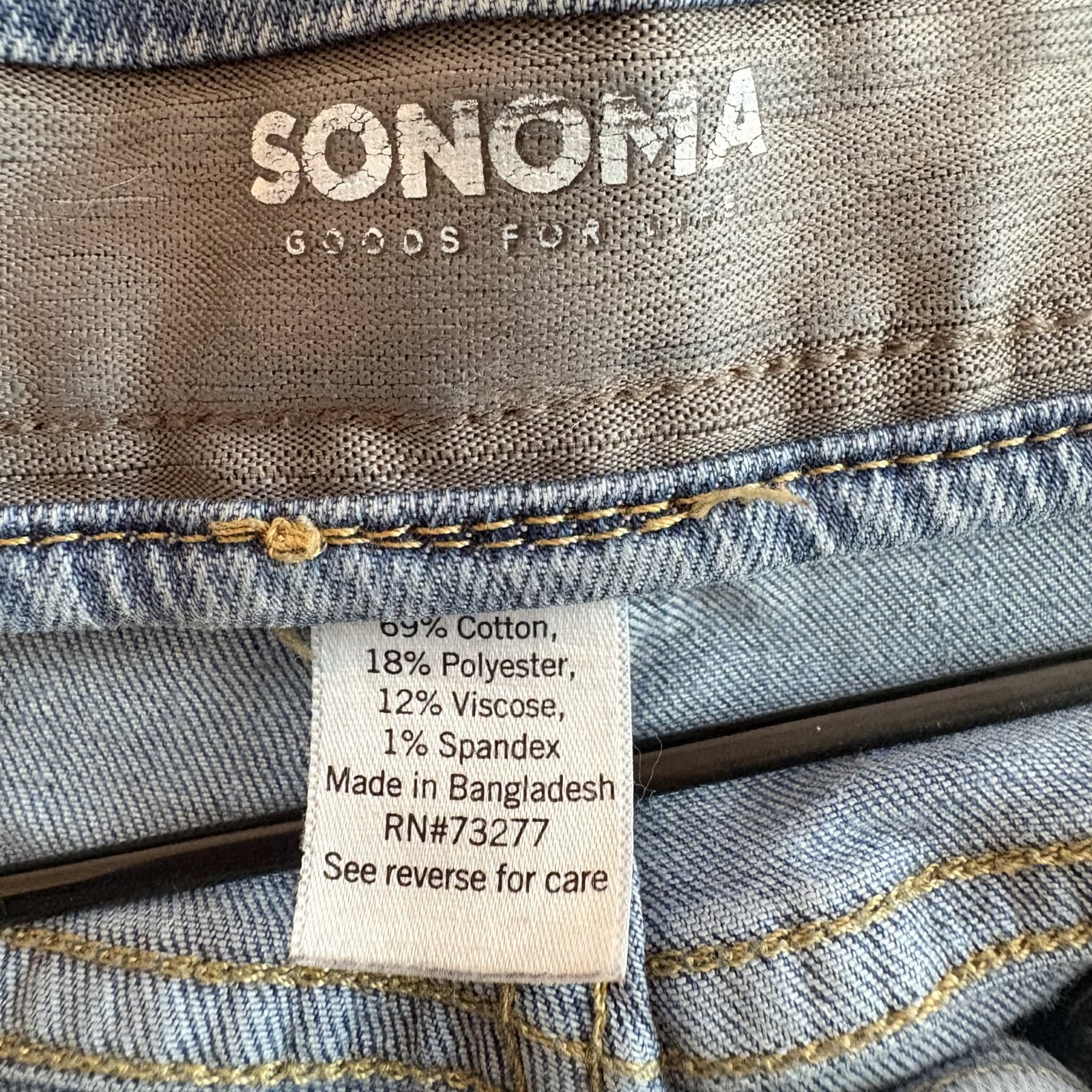 Men’s Jeans Size 32×34, Blue, Straight Stretch, Casual