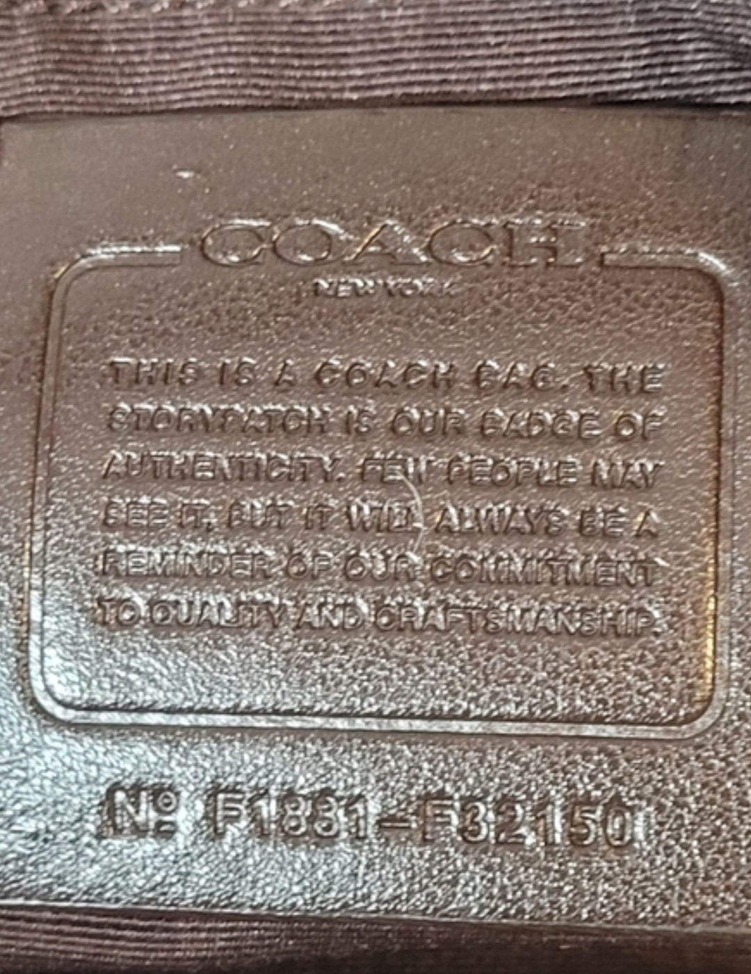Coach F32150 Gold Champagne Lexy Triple Compartment Shoulder Bag EUC