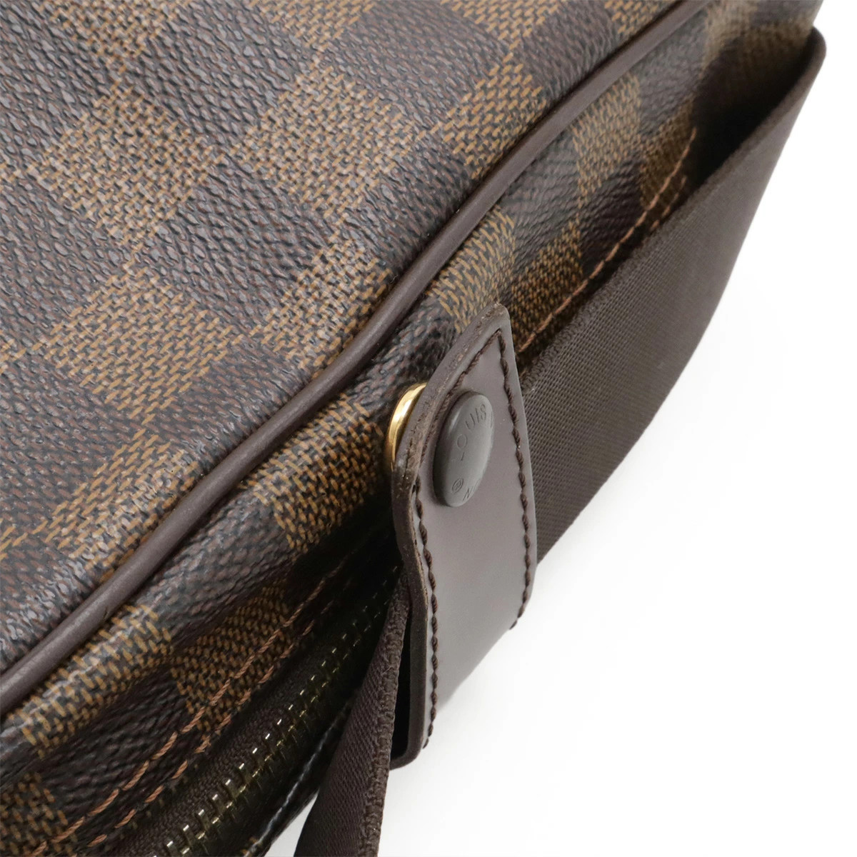 Louis Vuitton Damier N41442 Shoulder Bag Check Canvas Brown Unisex #BLB2364