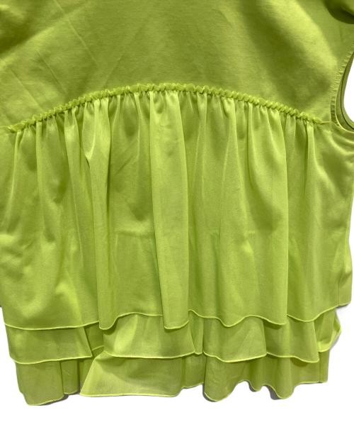 Ballsey Green Jersey Tiered Pullover Women’s Cotton/Nylon Blend S