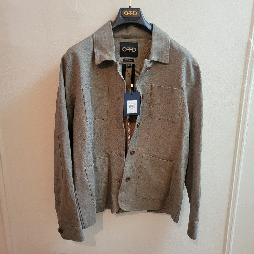 John Varvatos OTD Blazer with Structured Fit NWT Minimalist Career Corporate