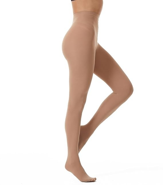 Women’s 80D Soft Opaque Footed Pantyhose Tights Plus Size Cosplay Ballet Wear