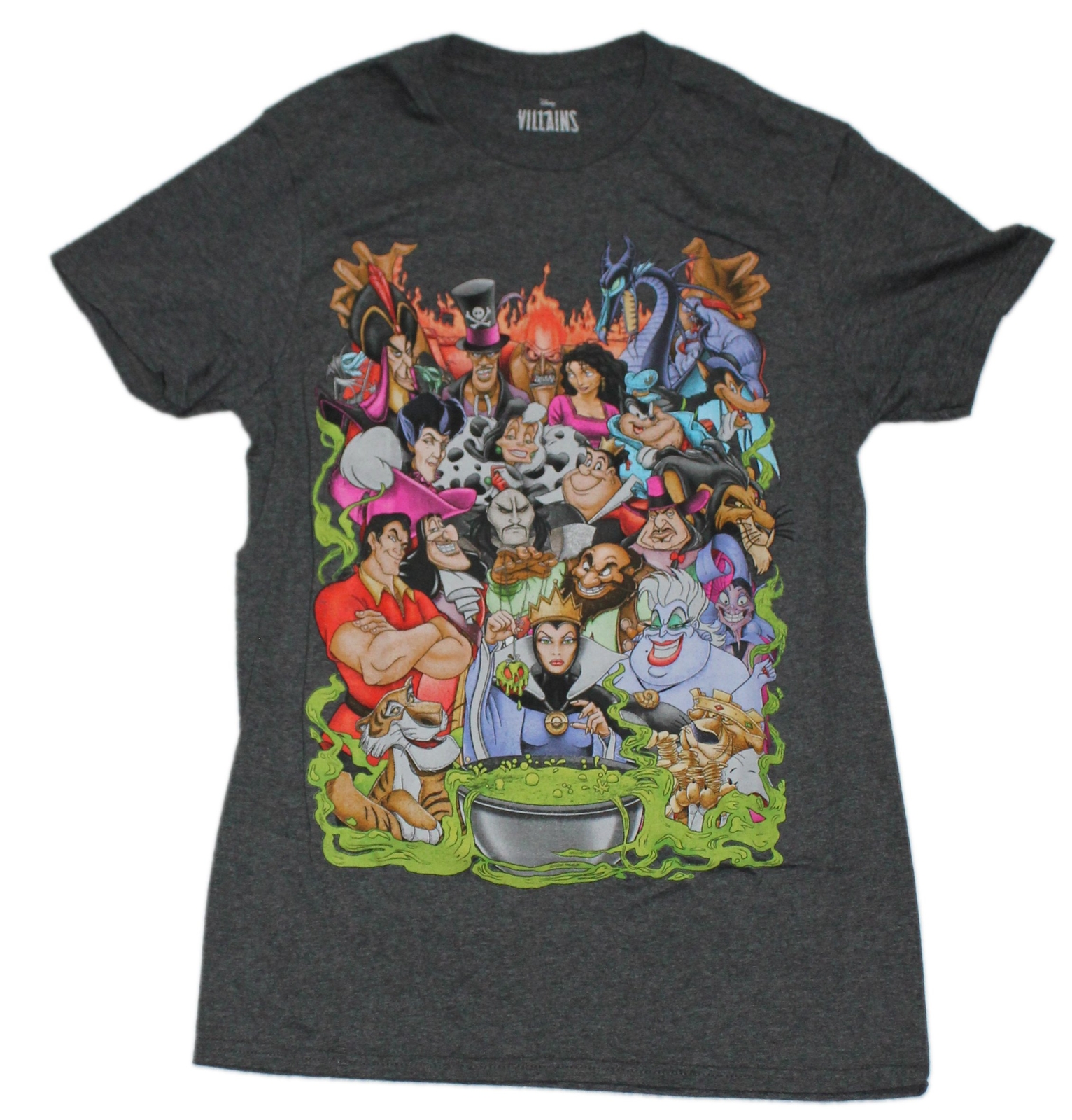 Disney New Adult T-Shirt – Giant Cast of Villains