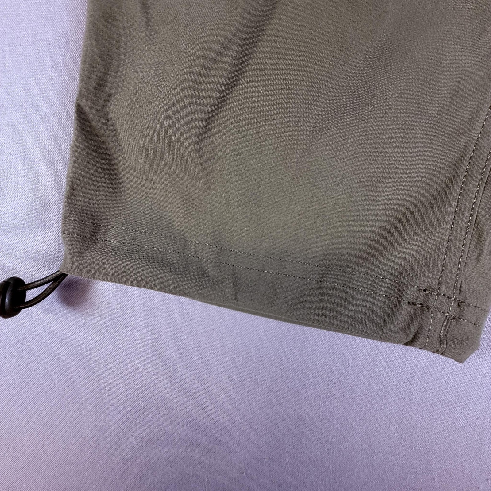 Eddie Bauer Capri Pants Womens 0 Green WR Rainier Nylon Stretch UPF 50+