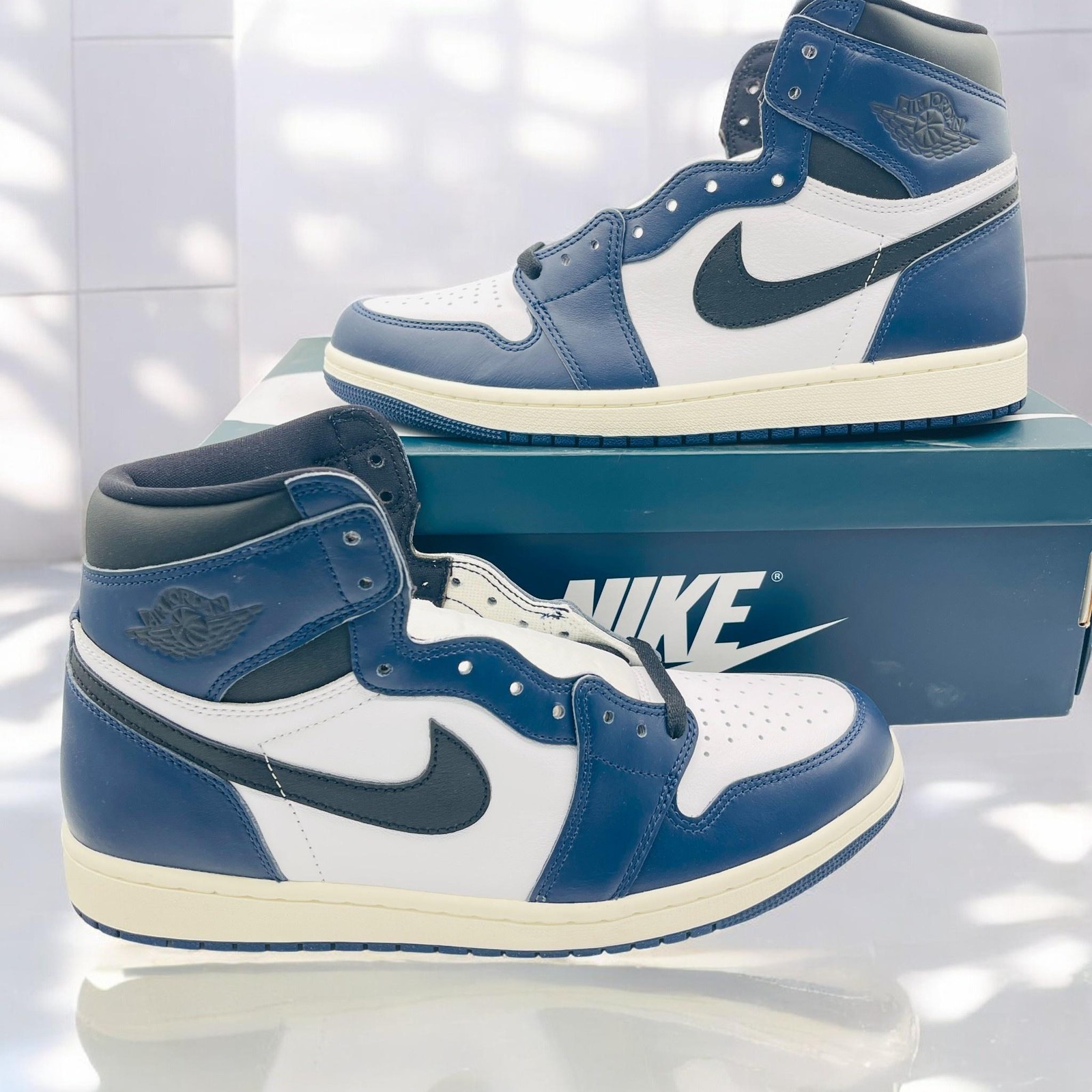 Nike Air Jordan 1 Retro High OG Shoes Mens Sz 11 Midnight Navy Black DZ5485-401
