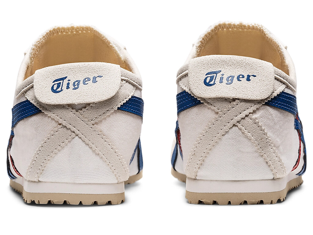 Onitsuka Tiger MEXICO 66 SLIP-ON WHITE TRICOLOR 1183A360 121 US 4-14 Unisex