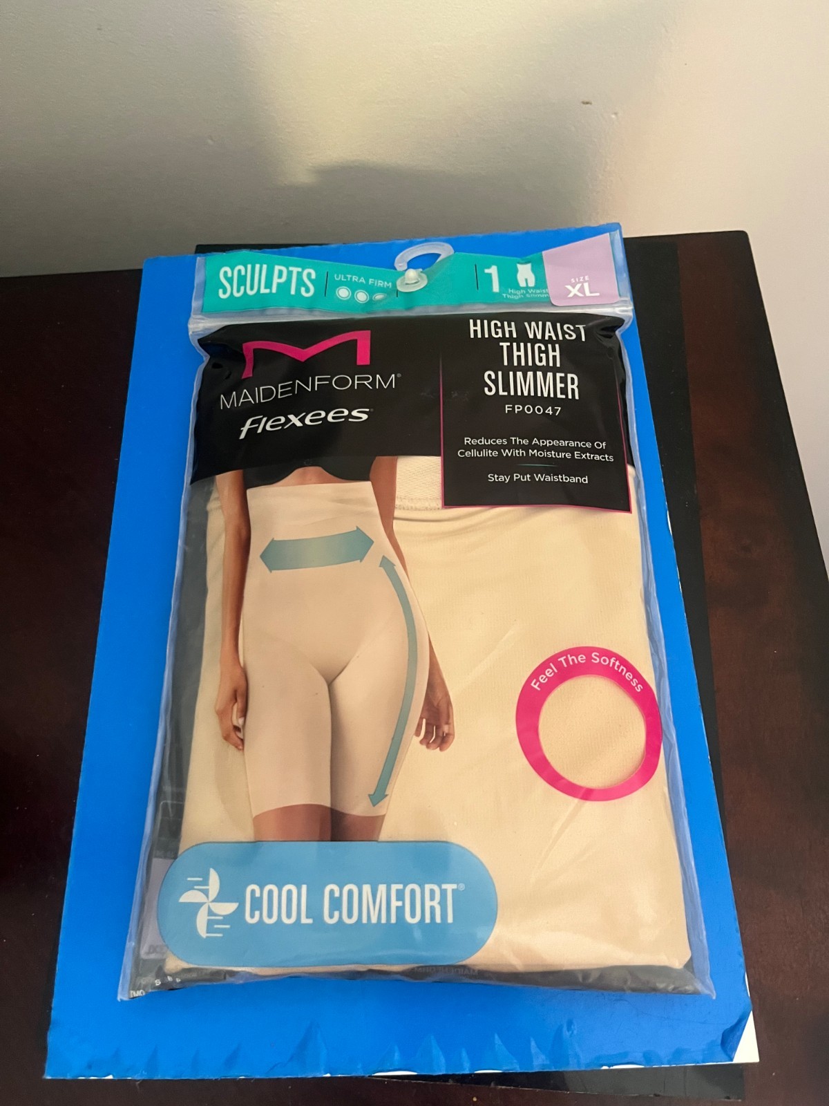 NEW SIZE XL WOMEN MAIDENFORM HIGH WAIST THIGH SLIMMER ULTRA FIRM-FP0047