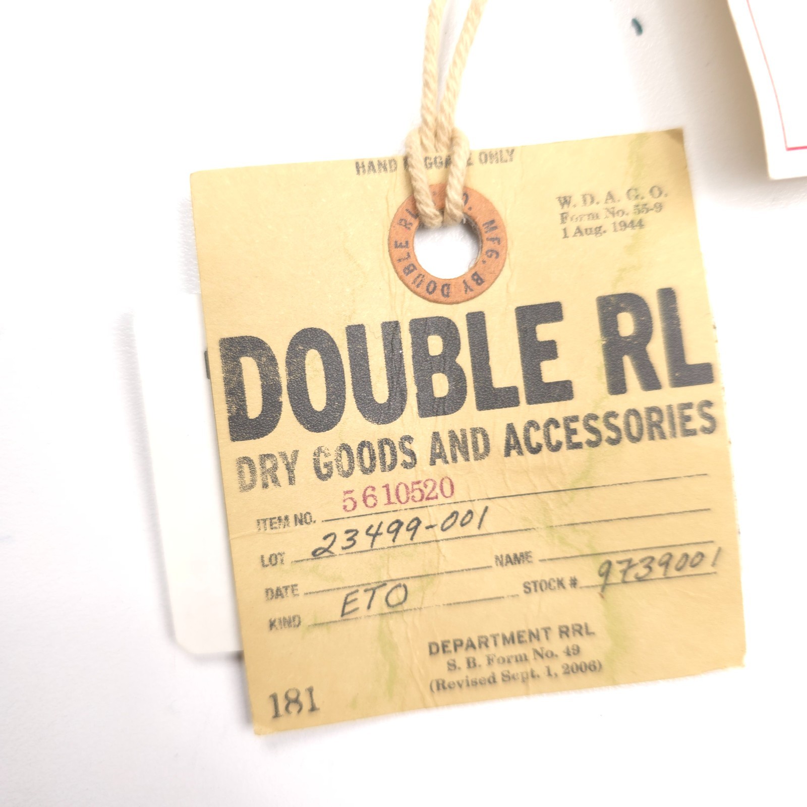 RRL Double RL Double O Ring Dark Brown Leather Belt Made in Italy Mens Size 32