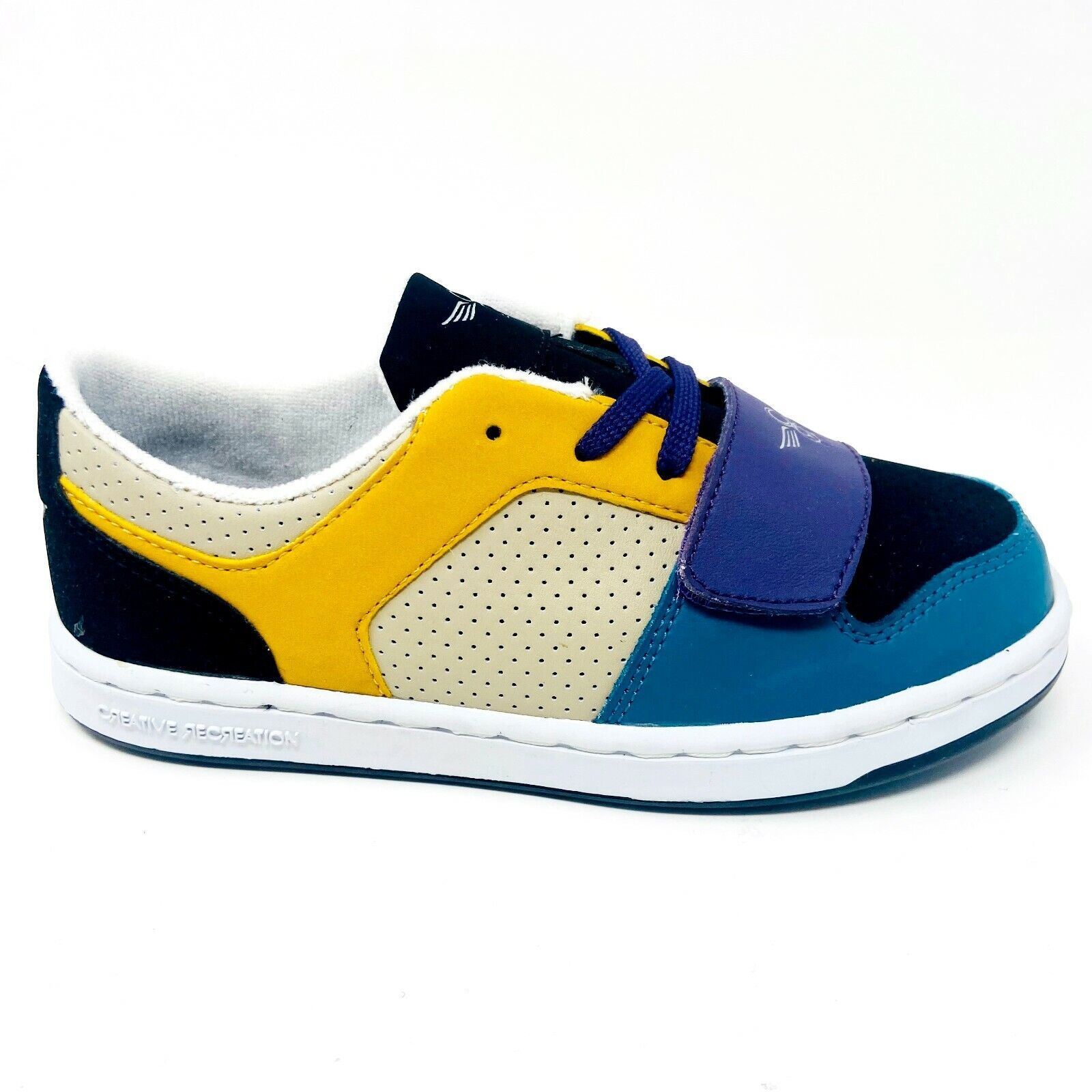 Creative Recreation Cesario Lo Khaki Wheat Teal Grape Youth Kids Sneakers