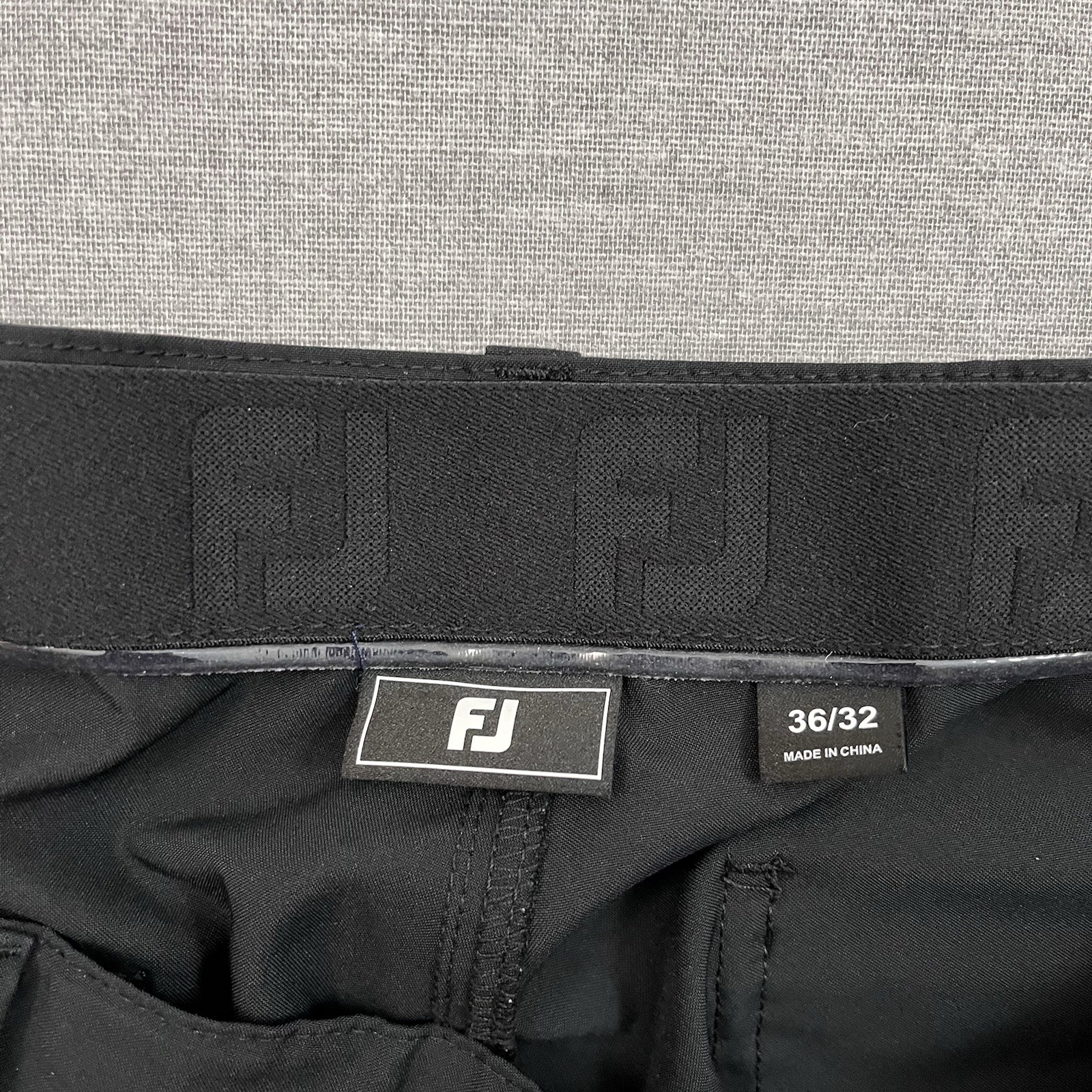 Footjoy Moxie Pants Mens 36×32 Black Performance Golf Chino 31315