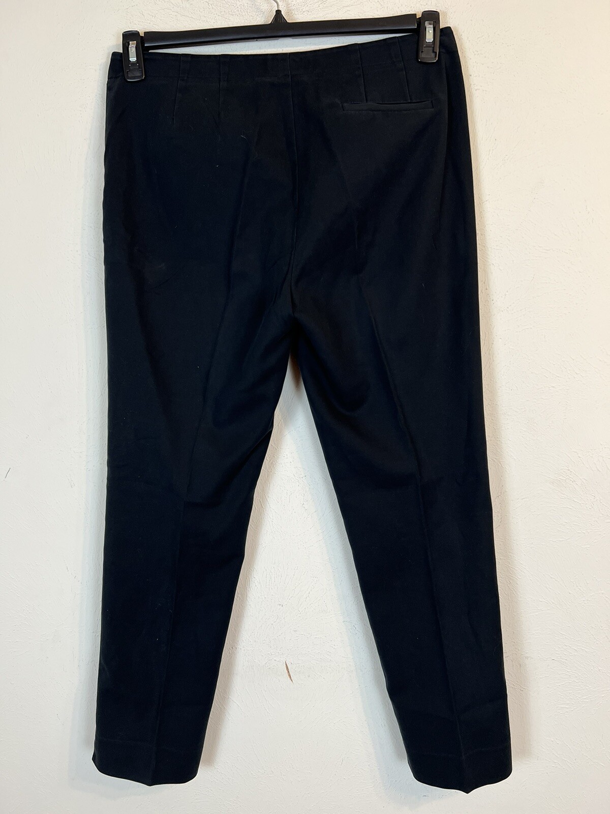 Women’s Black Gallia Moda Stretch Pants. Size 12. 97% Cotton/ 3% Elastane.
