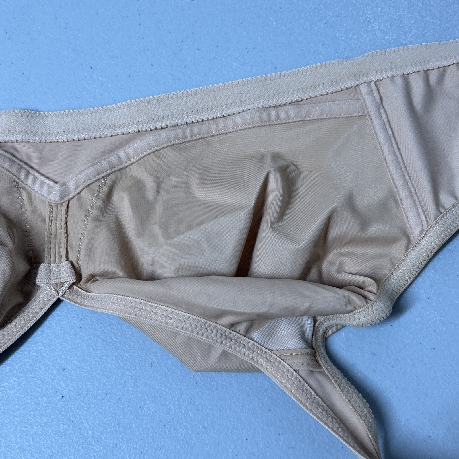 Rosa Faia Twin Firm Wireless Soft Bra 34F Desert Beige Supportive Non-Padded