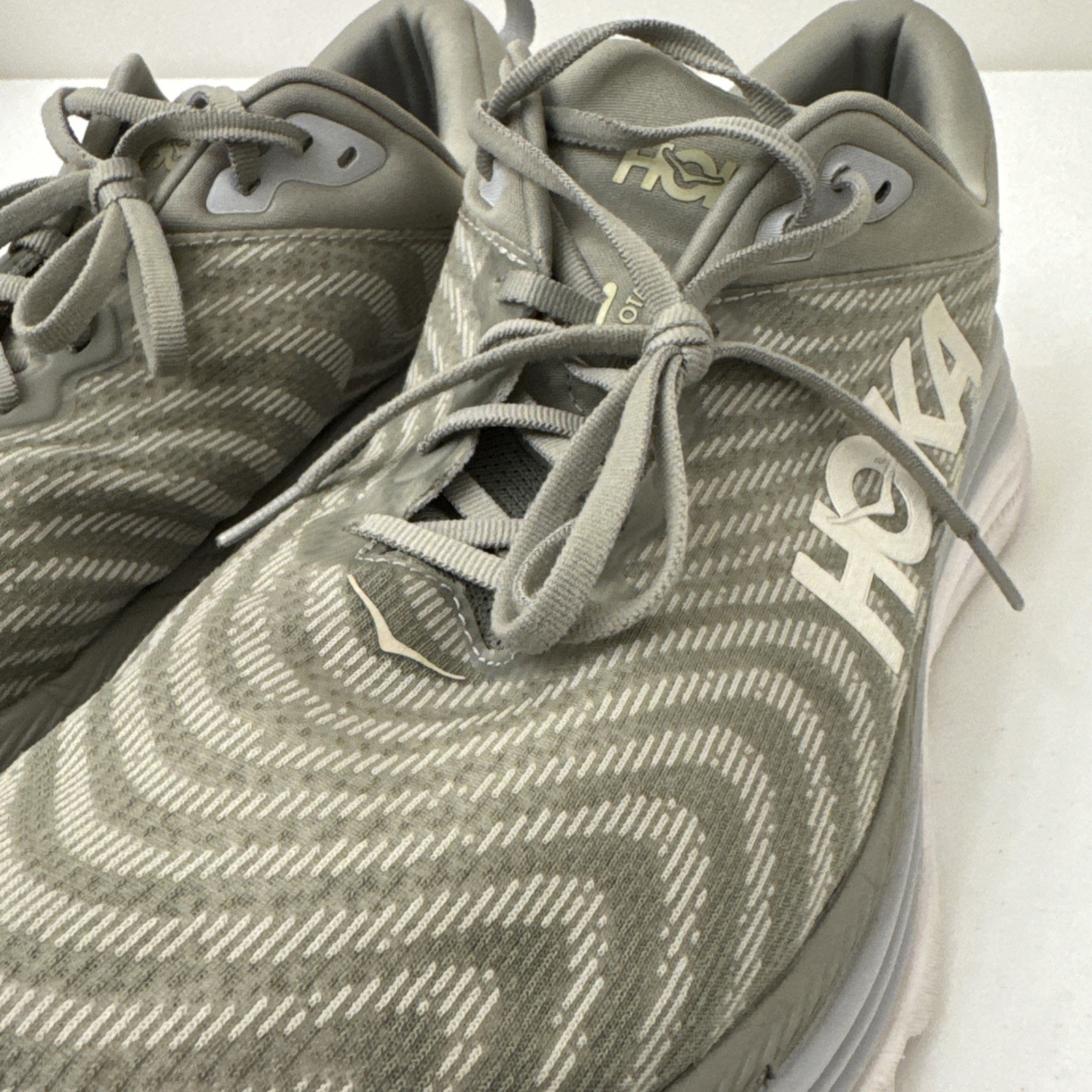 Hoka Gaviota 5 Barley Oat Milk Men Size 14 2E Wide Shoes 1134234-BYT No Insoles