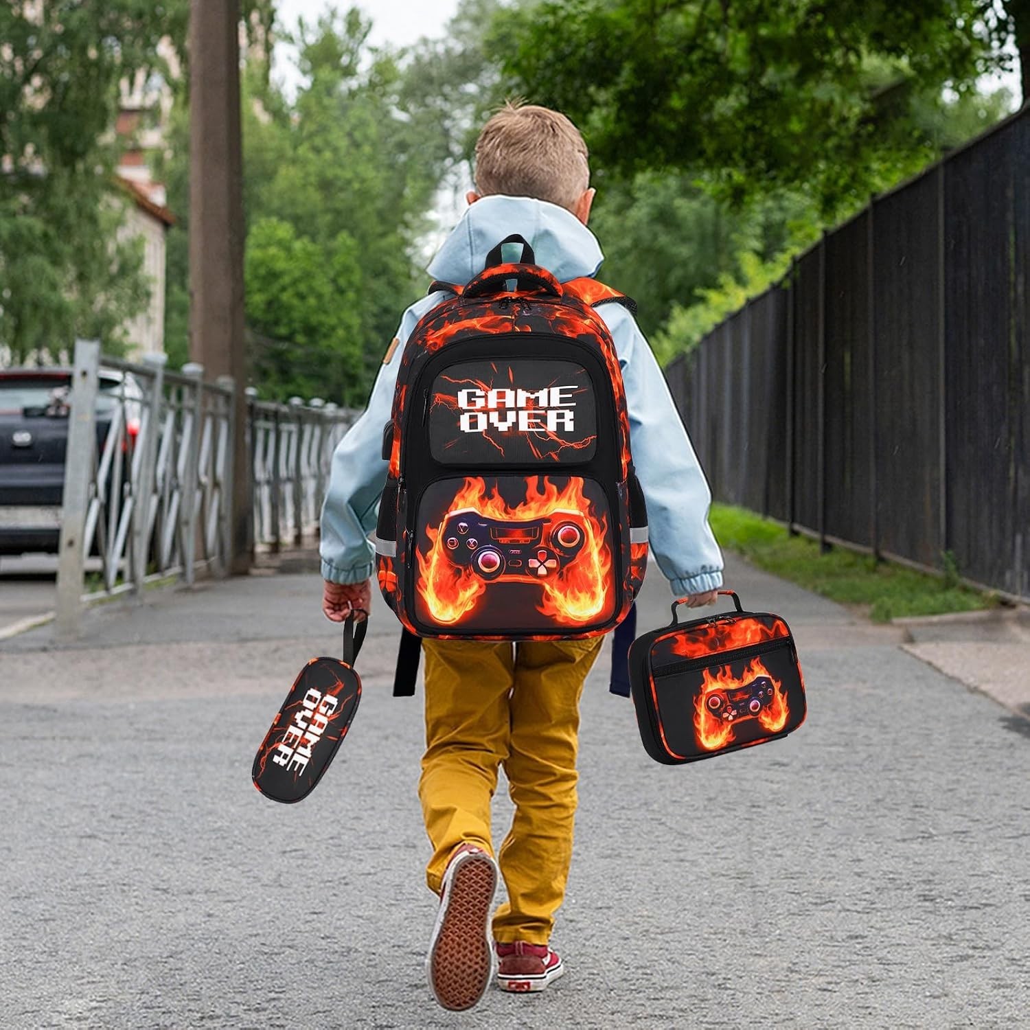 Backpack for Boys, School Bags for Kids, Bookbag for Boys Children Teens Backpac