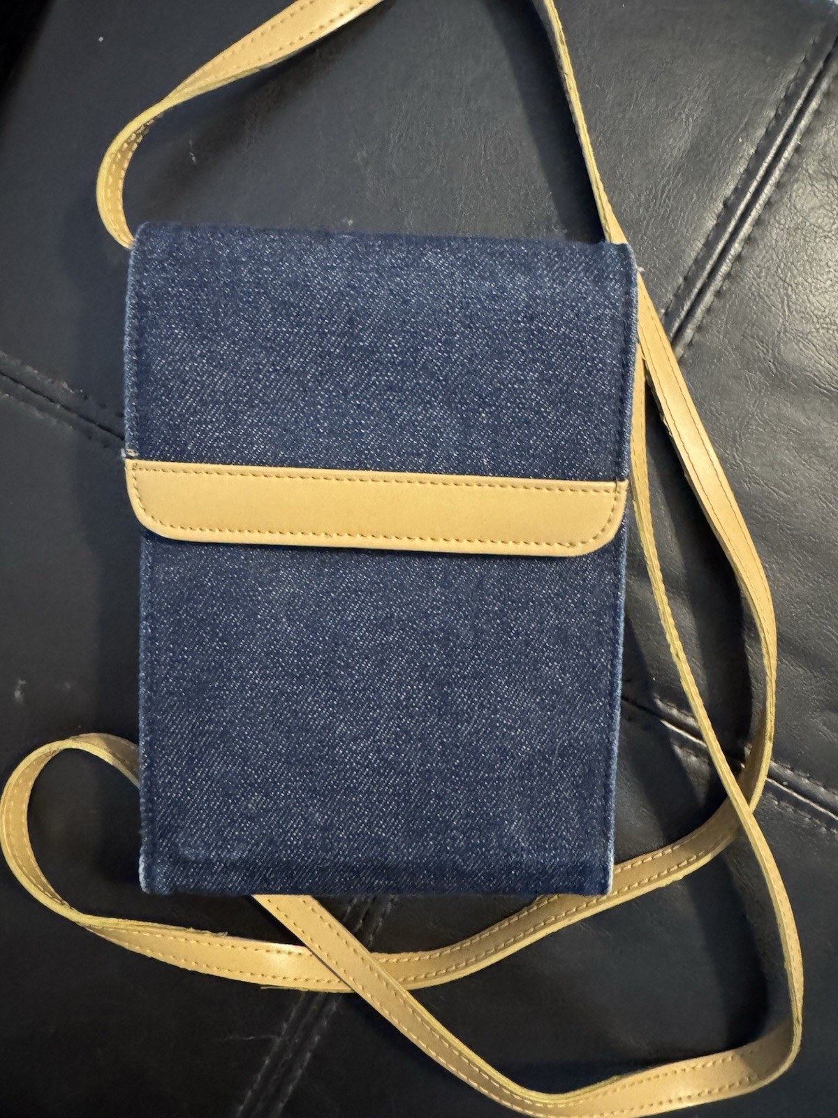 Denim Easy Spirit Crossbody Flat Purse