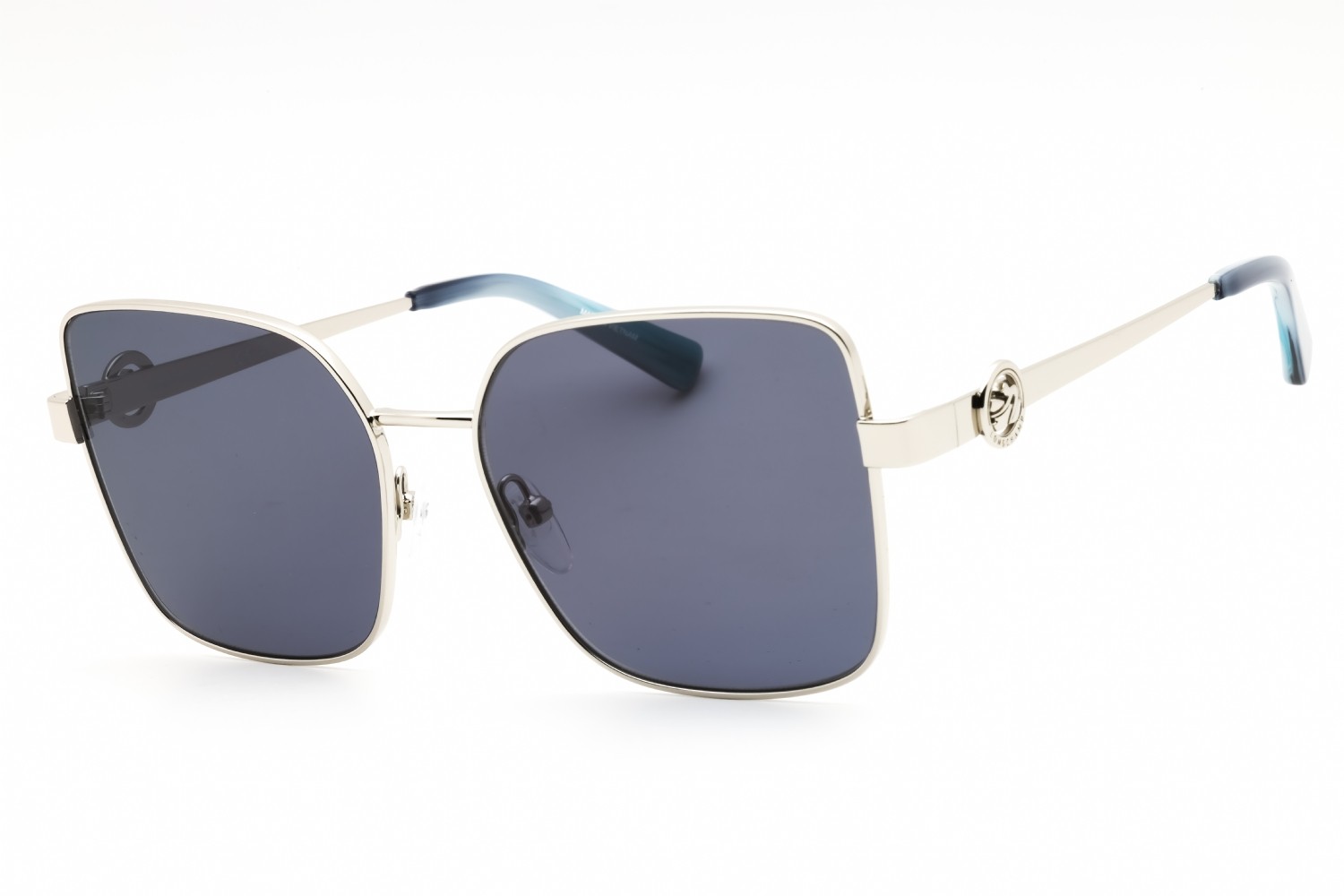 LONGCHAMP LO181SN-044-56 Sunglasses Frame Size 56mm 140mm 17mm SILVER Women