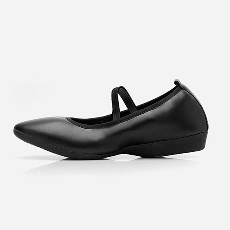 Women’s Dance Shoes Soled Flat Heel Soft Pu Leather Professional Dance Shoes