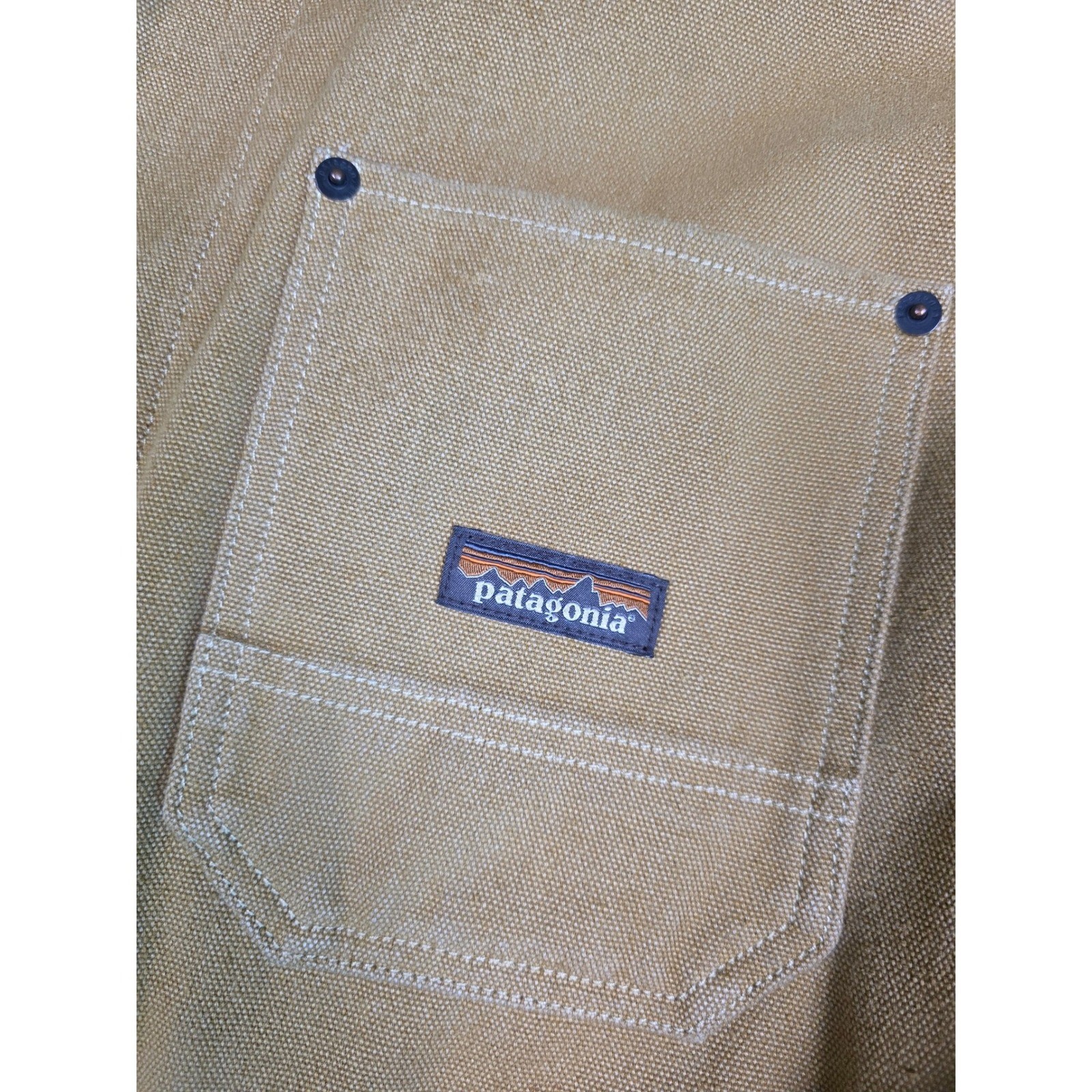 Patagonia Iron Forge Hemp Canvas Barn Coat Mens XL Tan Brown Work Jacket