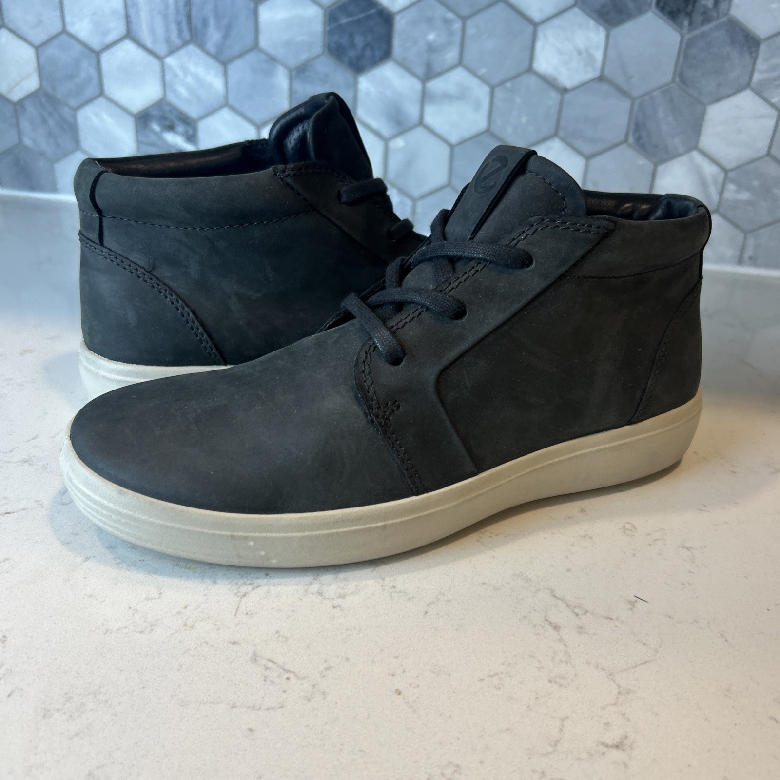 Ecco Sneakers Unisex Size EU 39 M5 W8 Soft Classic Ankle Boot Leather Shoes EUC