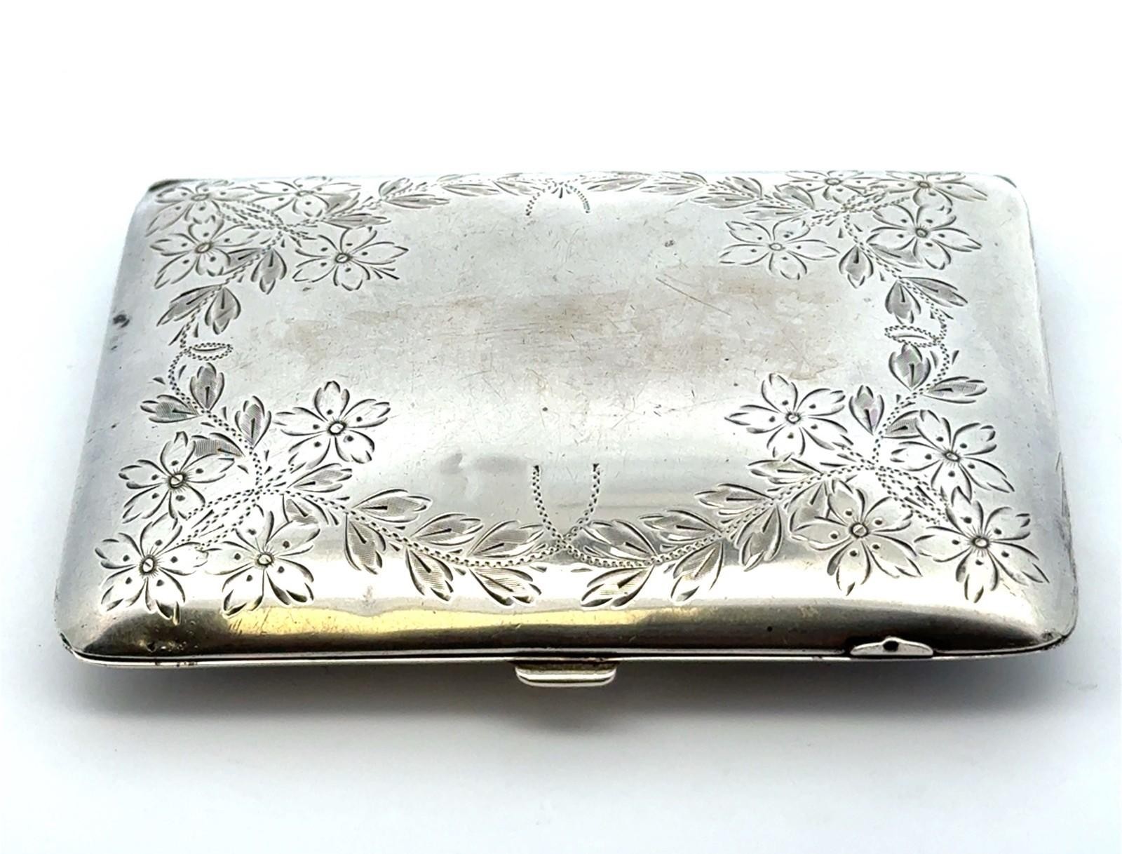 WHSCO .925 Sterling Silver Coin Compact Purse, NO MONO, 96.6g