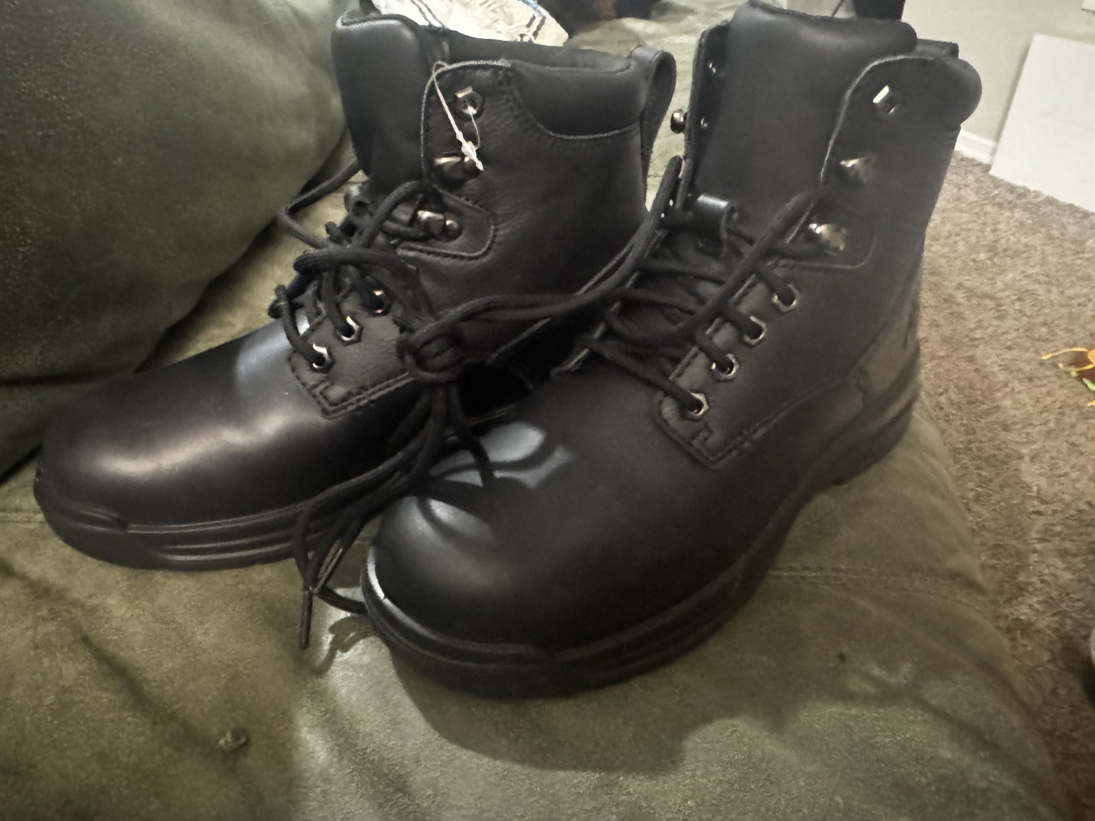 Ace work boots shoes for crews composite toe Unisex work Shoe, Sz 8 M, 9.5 W