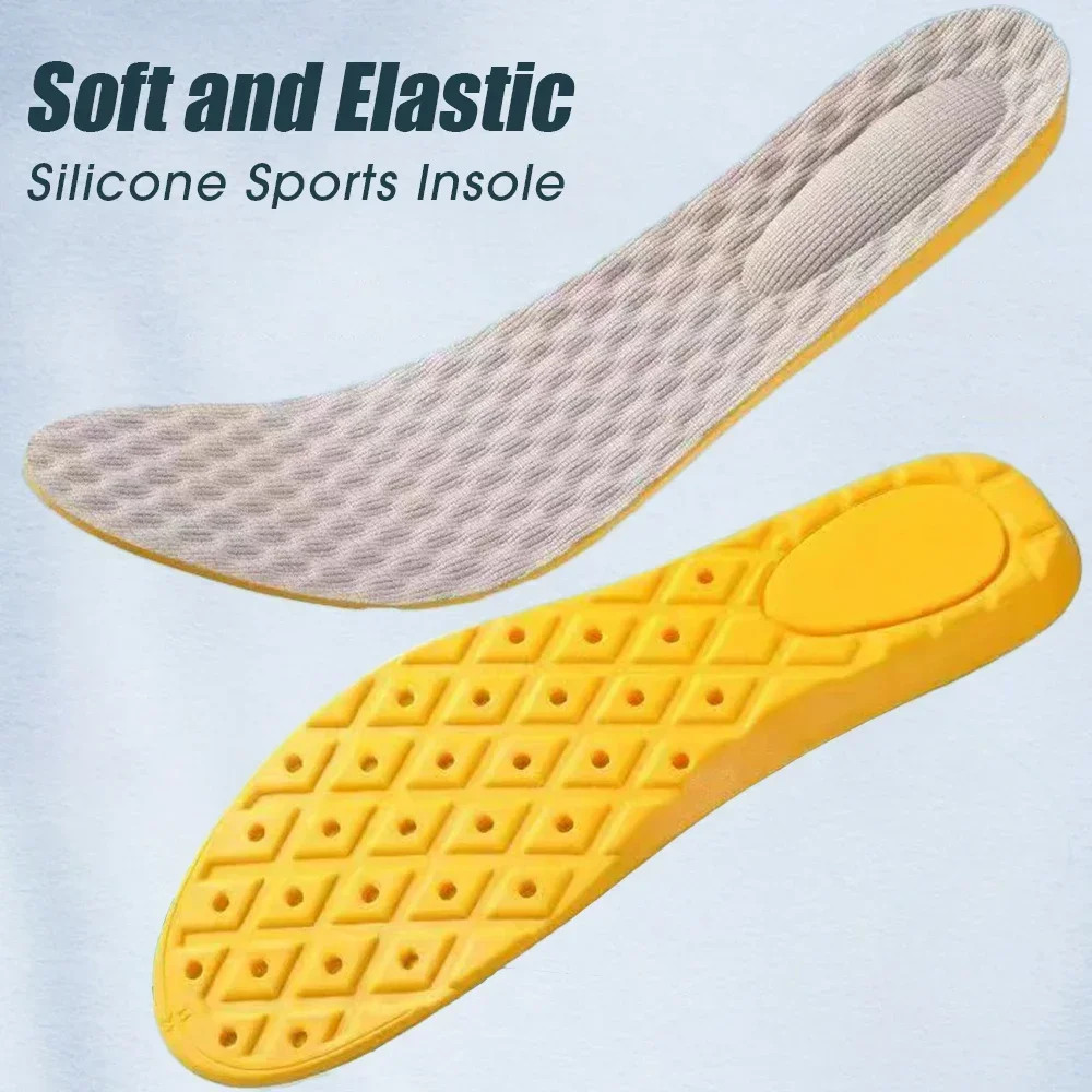 2/6pcs Unisex Memory Foam Insoles Soft Feet Care Deodorant Absorb-Sweat Cushion