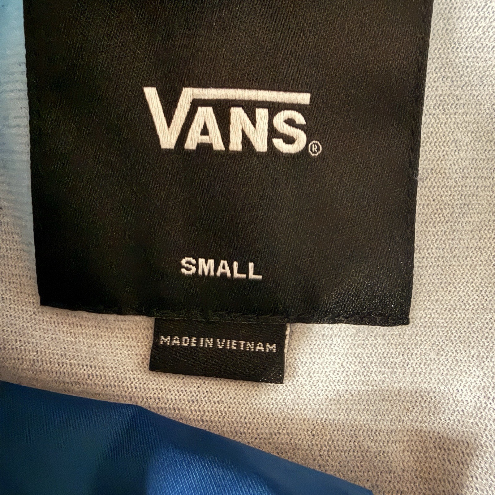Vans Torrey Windbreaker Jacket Snap Button Skating Double Sided Military Spec S