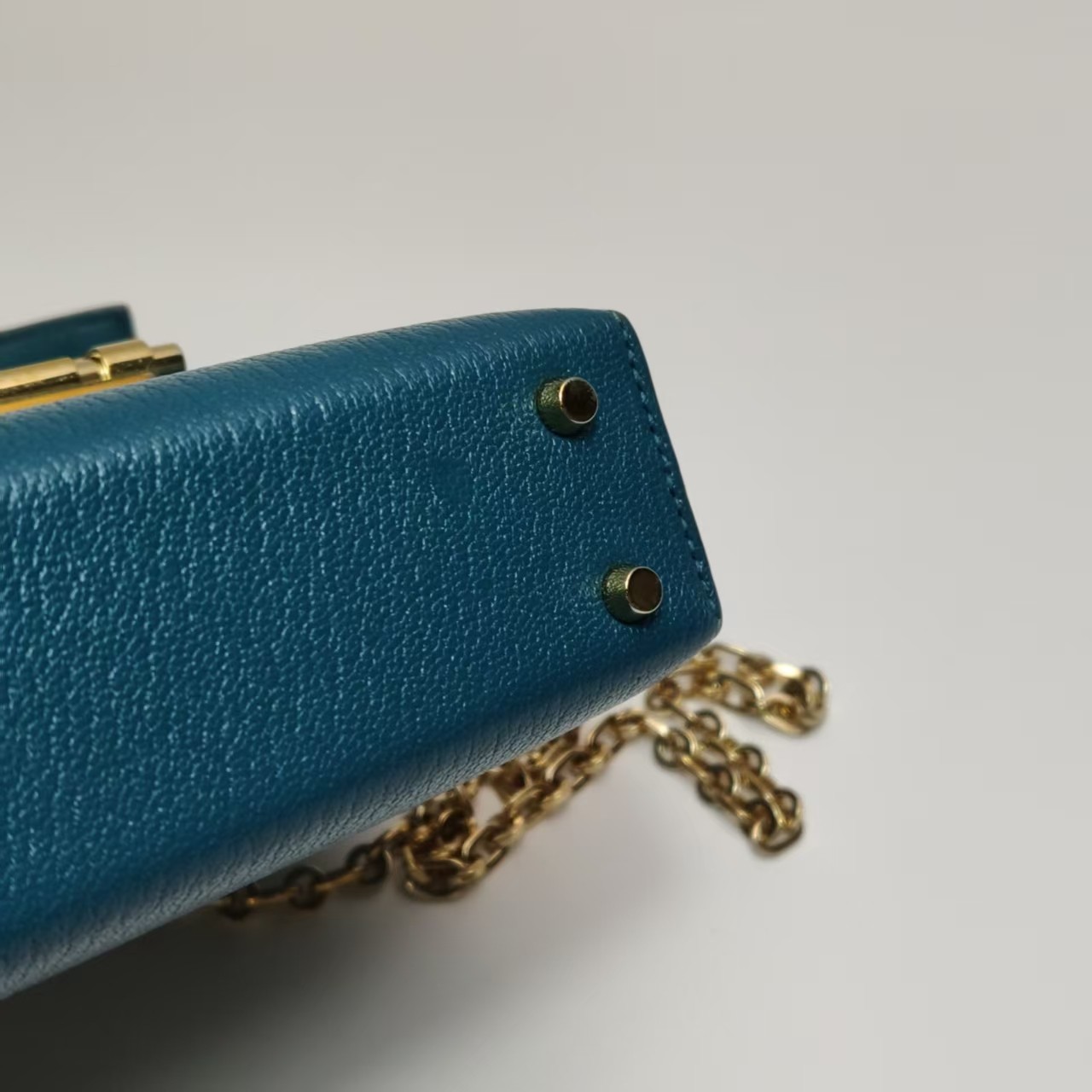 Hermes Verrou Mini 17 Chevre Mysore Vert Bosphore W0 Green GoldHardware GHW Auth