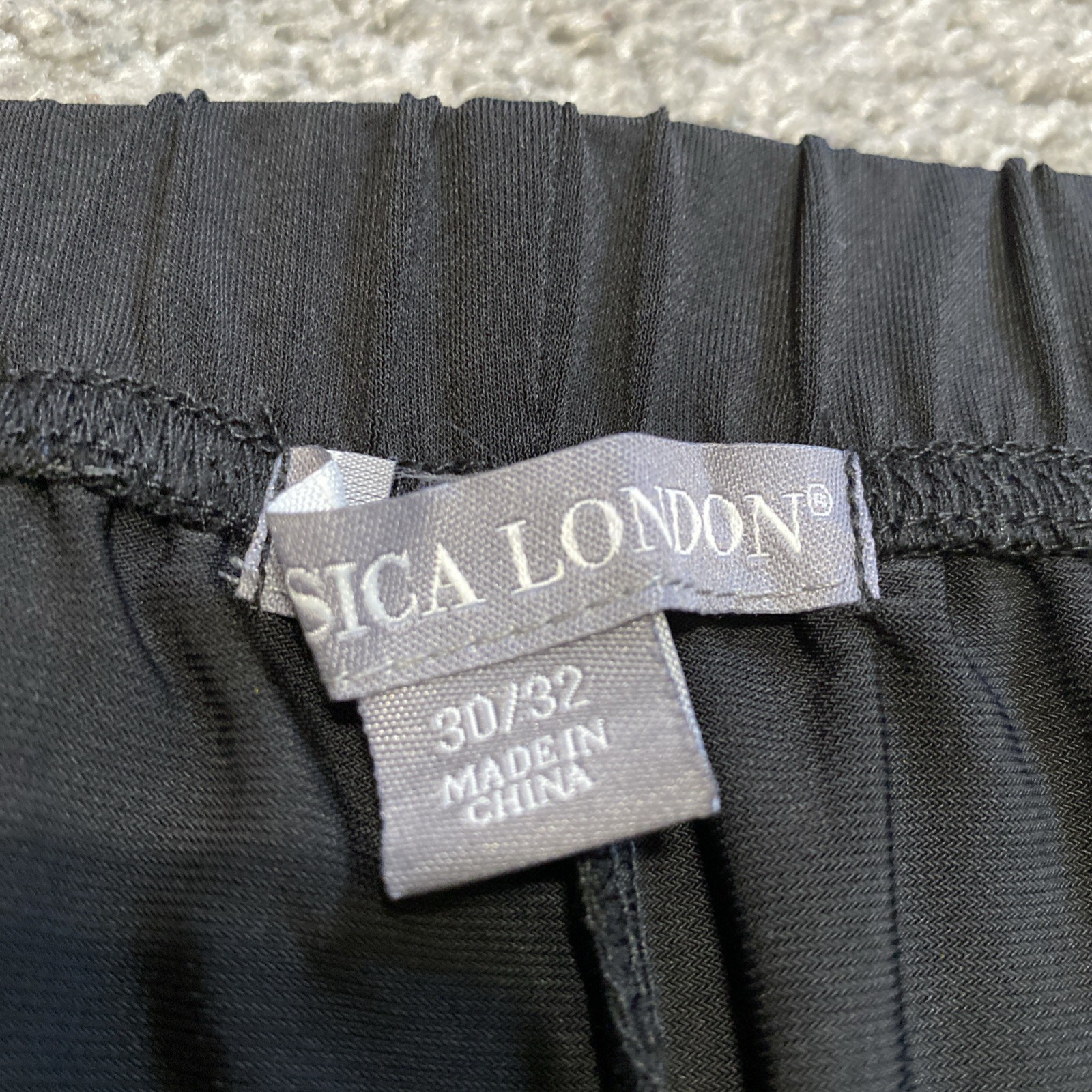 Jessica London 2 Pc Set Pull on Elastic Waist Pants Button Up Top 30/32 Plus NEW
