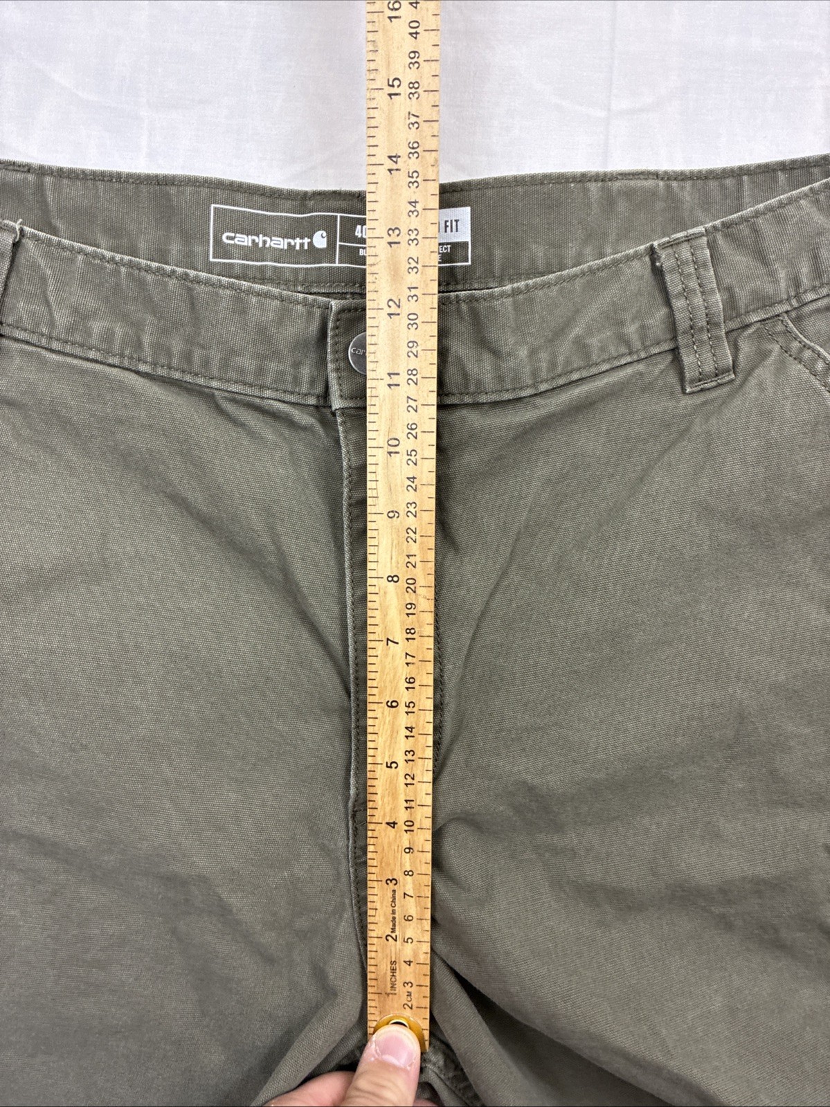 Carhartt Rugged Flex Shorts 40 9inch Inseam BS2514-M Green