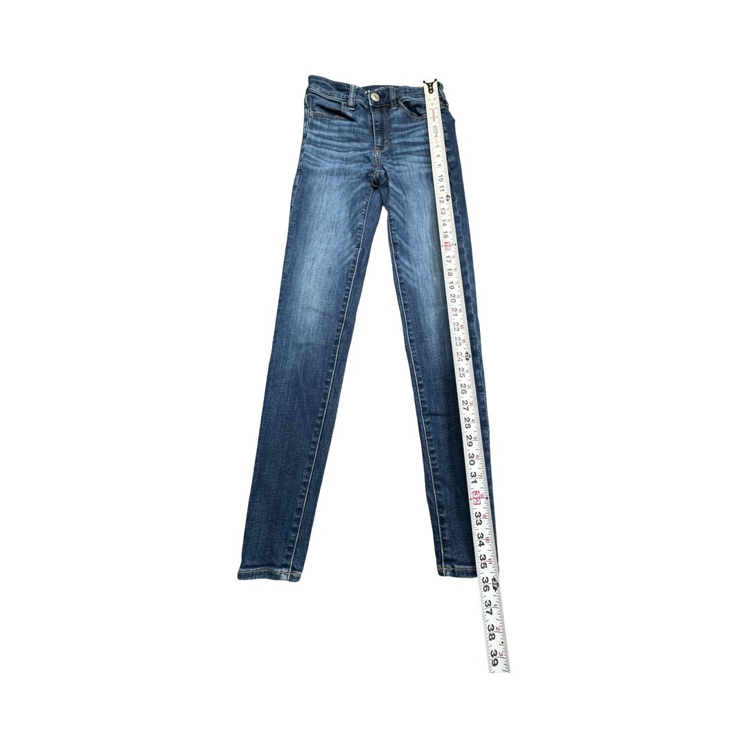 American Eagle Jegging Womens 2 Blue Hi-Rise Ne(x)t Level Stretch Skinny Jeans