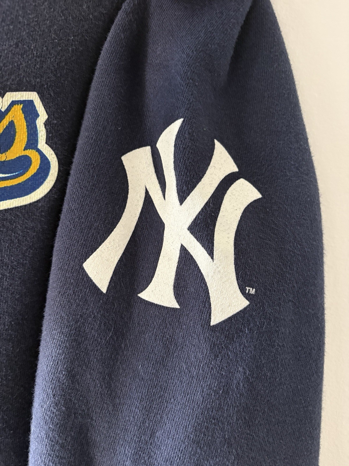 New York Yankees 1996 World Series Mitchell & Ness Navy MLB Graphic Hoodie Small