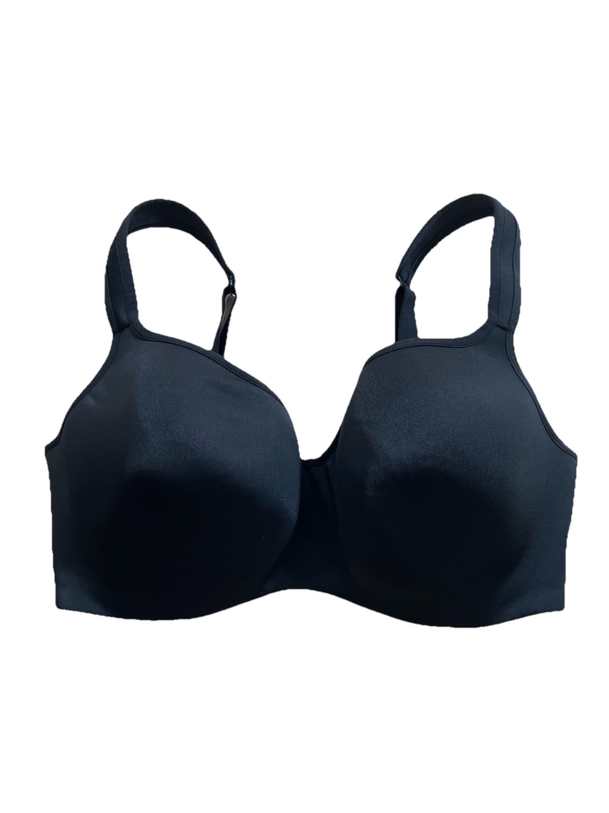 Cacique – Smooth Lightly Lined Balconette Underwire Bra Size 36DD Black
